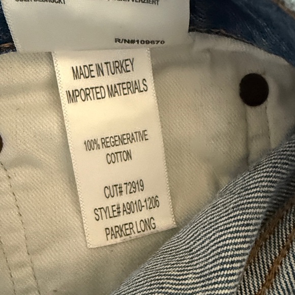 AGOLDE Parker Long Jean Shorts - Women’s size 27 - Picture 6 of 7